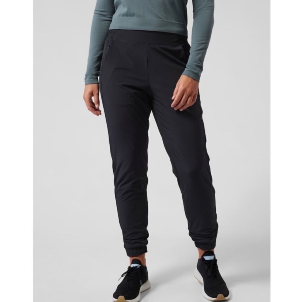 Athleta Brooklyn Lined Joggers Black Women’s Sz 2